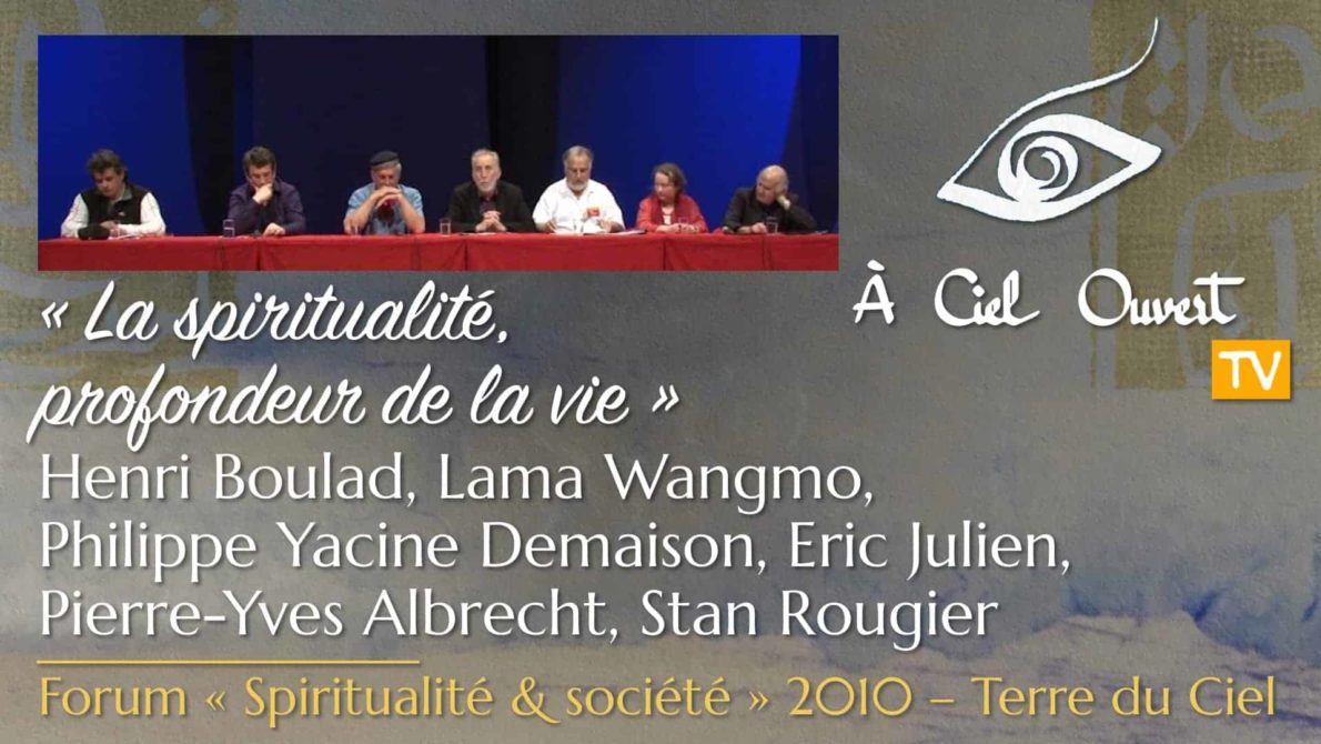 La spiritualité,  profondeur de la vie – H. Boulad, L. Wangmo,  P. Y. Demaison, É. Julien,  P.-Y. Albrecht, S. Rougier