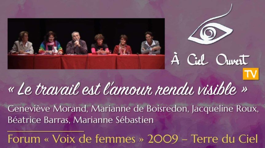 Le travail est l'amour rendu visible – G. Morand, M. de Boisredon, J. Roux, B. Barras, M. Sébastien
